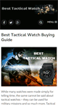 Mobile Screenshot of besttacticalwatch.com